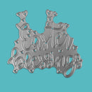 Poppy Crafts Dies - Easter Blessing Words Die Design