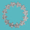Poppy Crafts Dies - Flower Wreath #4 Die Design*