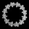 Poppy Crafts Dies - Flower Wreath #4 Die Design