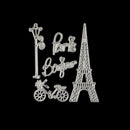 Poppy Crafts Dies - Bonjour Paris with Eiffel Tower Die Design