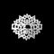 Poppy Crafts Dies - Love You Text with Floral Design