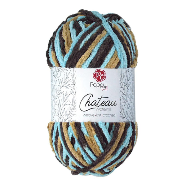 Poppy Crafts Big Ball Chateau Yarn 300g - Watermill - 100% Polyester