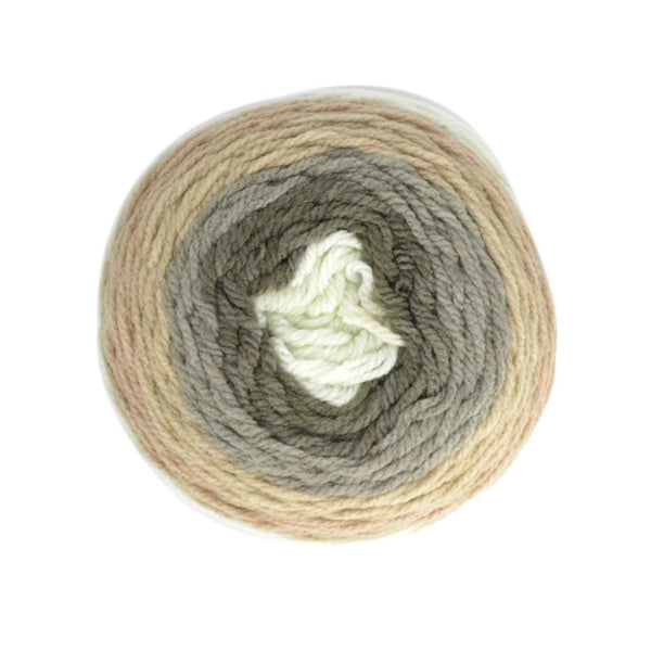 Poppy Crafts Cake Ball Yarn 200g - Fudge Truffle Mix - 100% Acrylic