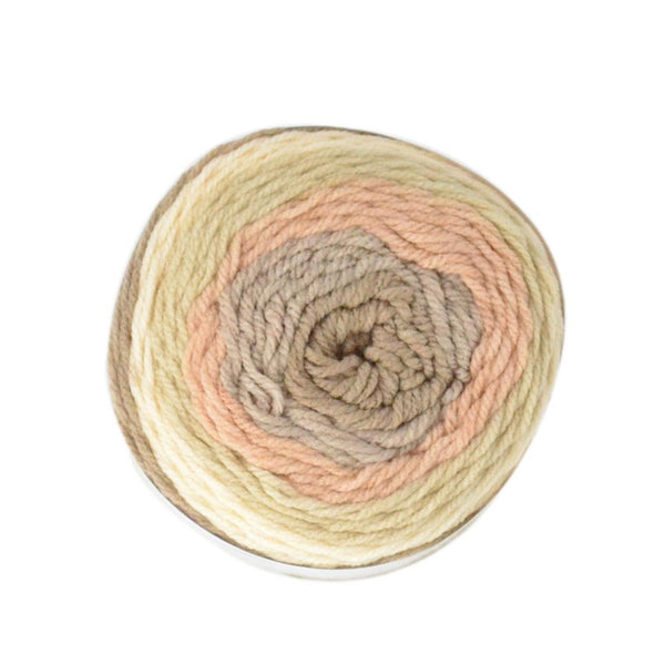 Poppy Crafts Cake Ball Yarn 200g - Yellow Mix - 100% Acrylic