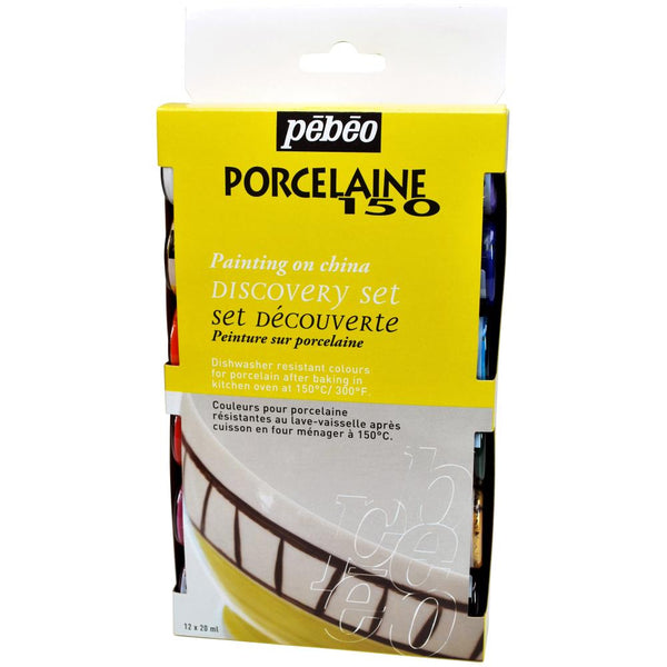 Pebeo - Porcelaine 150 China Paint Set 20ml 12 pack - Discovery