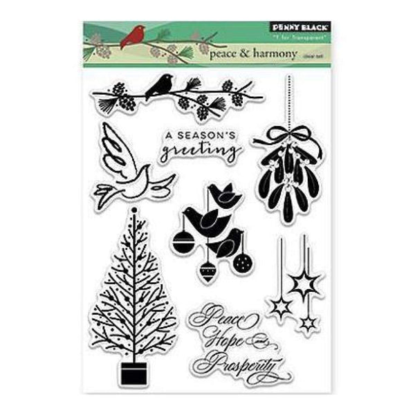 Penny Black Clear Stamps 5 Inch X7 Inch Peace & Harmony