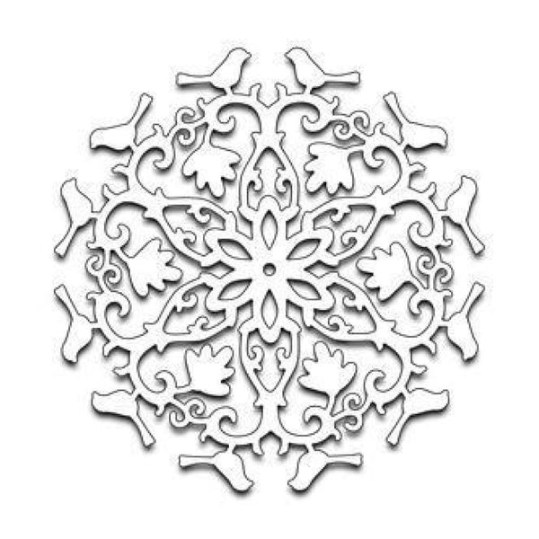 Penny Black Creative Dies Bird Flower Doily3x4inch