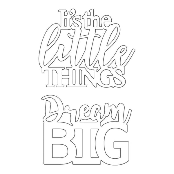 Penny Black Creative Dies - Dream Big, 2.4X3.7