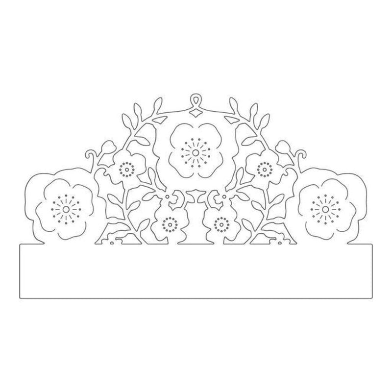 Penny Black Creative Dies Floral Half