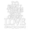 Penny Black Creative Dies - Great Love, 2.7X3.4