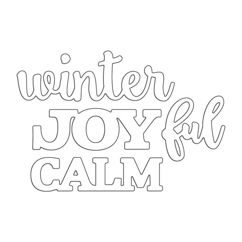 Penny Black Creative Dies - Joyful Winter