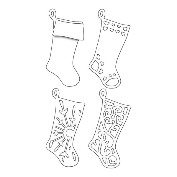 Penny Black Creative Dies Layered Stockings