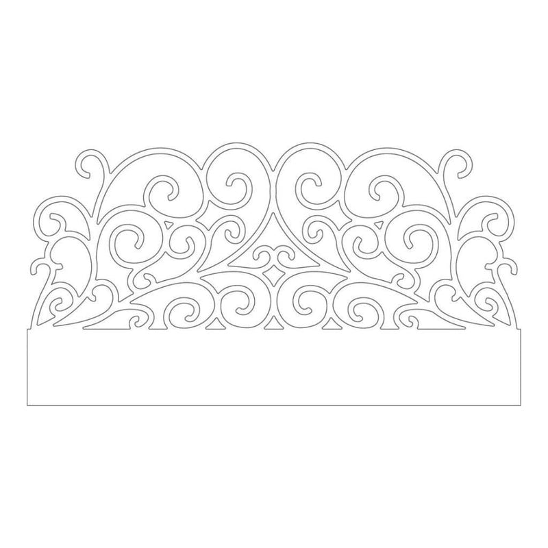 Penny Black Creative Dies Scrolls Half Edger