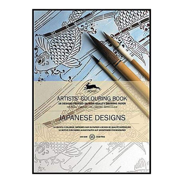 Pepin Artist Colouring Book - Japanese Designs