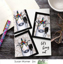 Picket Fence Studios 3inch X4inch Stamp Set Let's Hang Out*