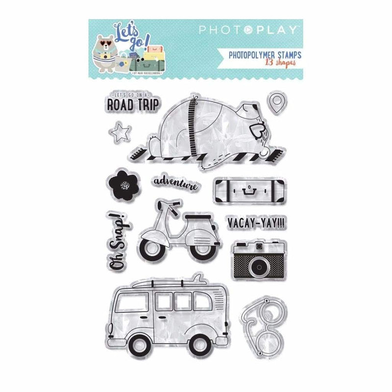 PhotoPlay - Photopolymer Stamp - Lets Go!