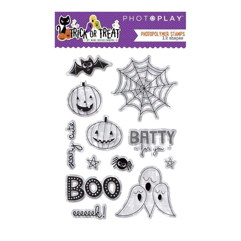 PhotoPlay Photopolymer Stamp Trick Or Treat