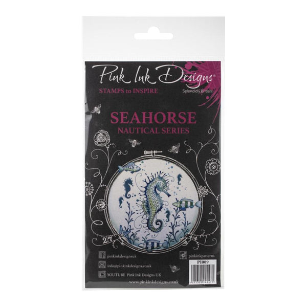 Pink Ink Designs - A5 Clear Stamp Set - Seahorse