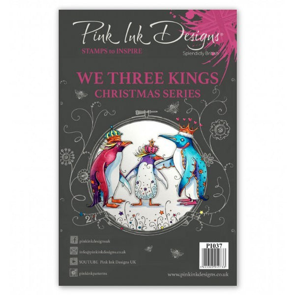 Pink Ink Designs - A5 Clear Stamp - We Three Kings