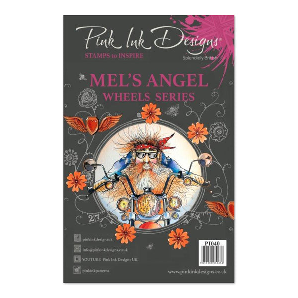 Pink Ink Designs - A5 Clear Stamp - Mel's Angel