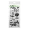 Picket Fence Studios 4 inch X8 inch  Stamp Set Simply Wonderful