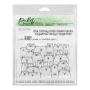 Picket Fence Studios 6 inch X6 inch  Stamp Set Bear Family