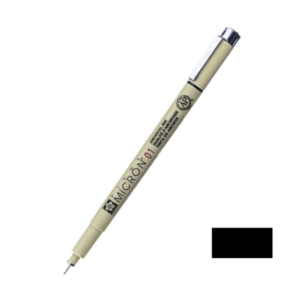 Pigma Micron Pen 01 .25mm Open Stock - Black