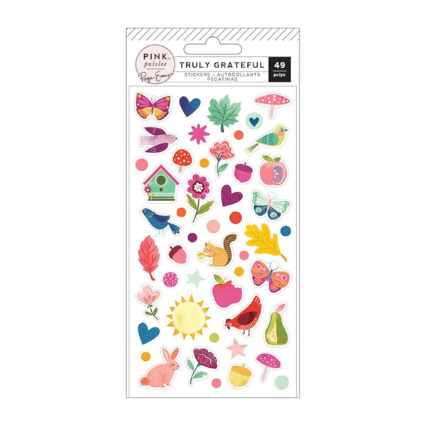 Pink Paislee - Truly Grateful Collection - Puffy Stickers*