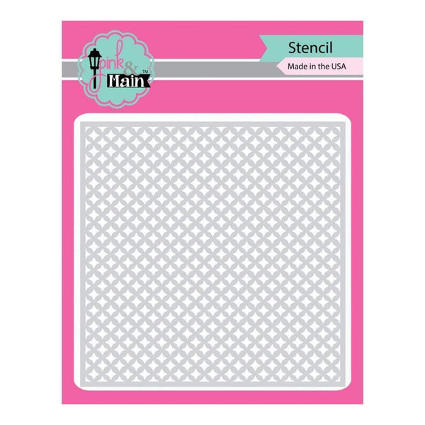 Pink And Main 6 inch X6 inch Stencil Four Point Stars