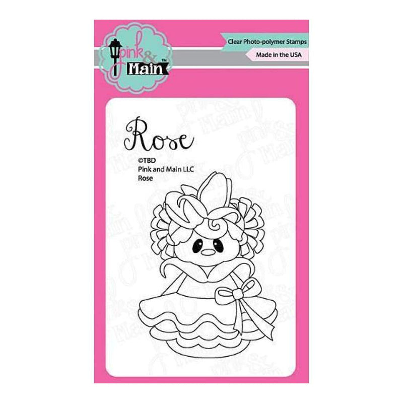 Pink & Main Clear Stamps 3Inch X4inch  Rose