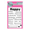 Pink & Main Clear Stamps 4Inch X6inch Happy