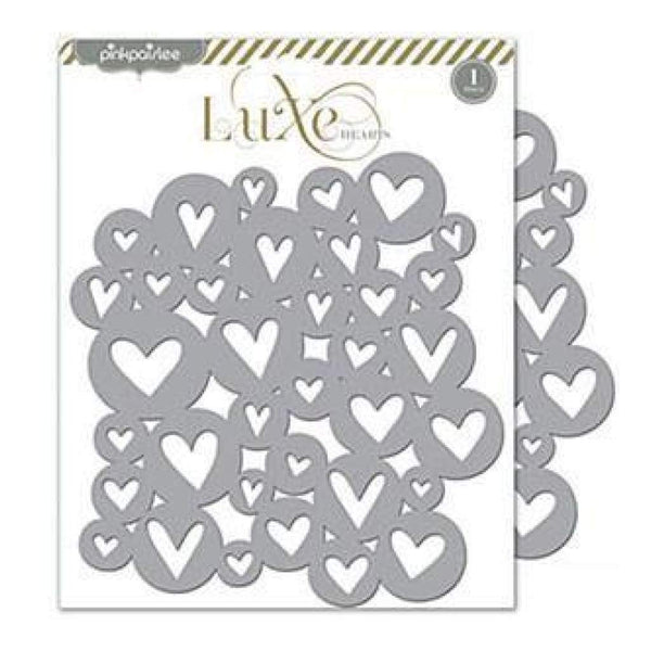 Pink Paislee - Luxe Collection - Placemats Hearts