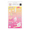 Pink Paislee Summer Lights Acetate Stickers Word Jumble with Holographic Foil