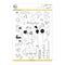 Pinkfresh Studio Clear Stamp Set 6inchX8inch Tealightful Day