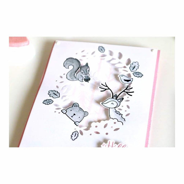 Pinkfresh Studio Die 4.25X5.5 Forest Friends*