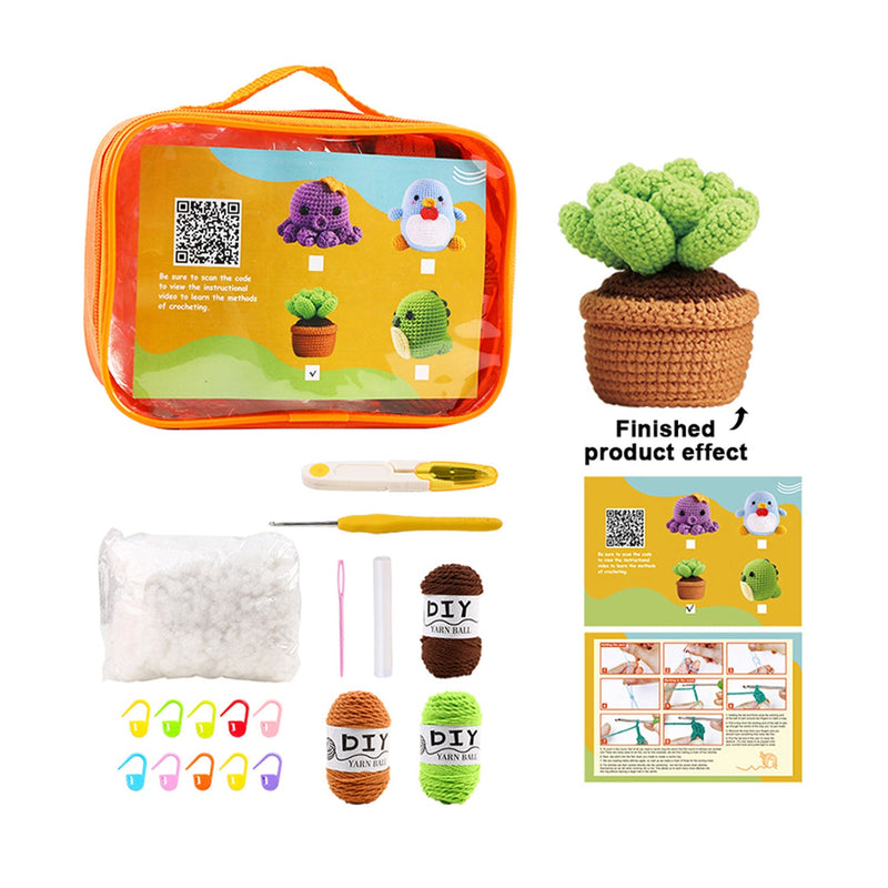 Universal Crafts Crochet DIY Kit - Plant