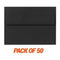 Poppy Crafts - 5Inch X7inch Black Envelopes - 50 Pack