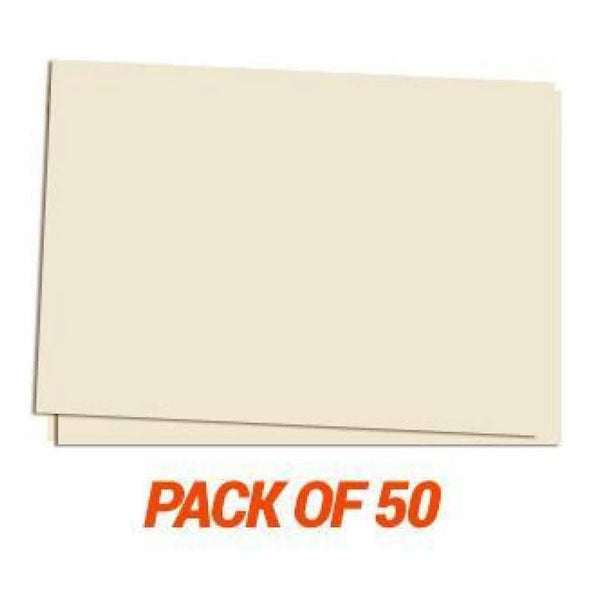 Poppy Crafts - 5X7 Cream Cards