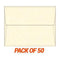Poppy Crafts - 5X7 Cream Envelopes - 50 Pack