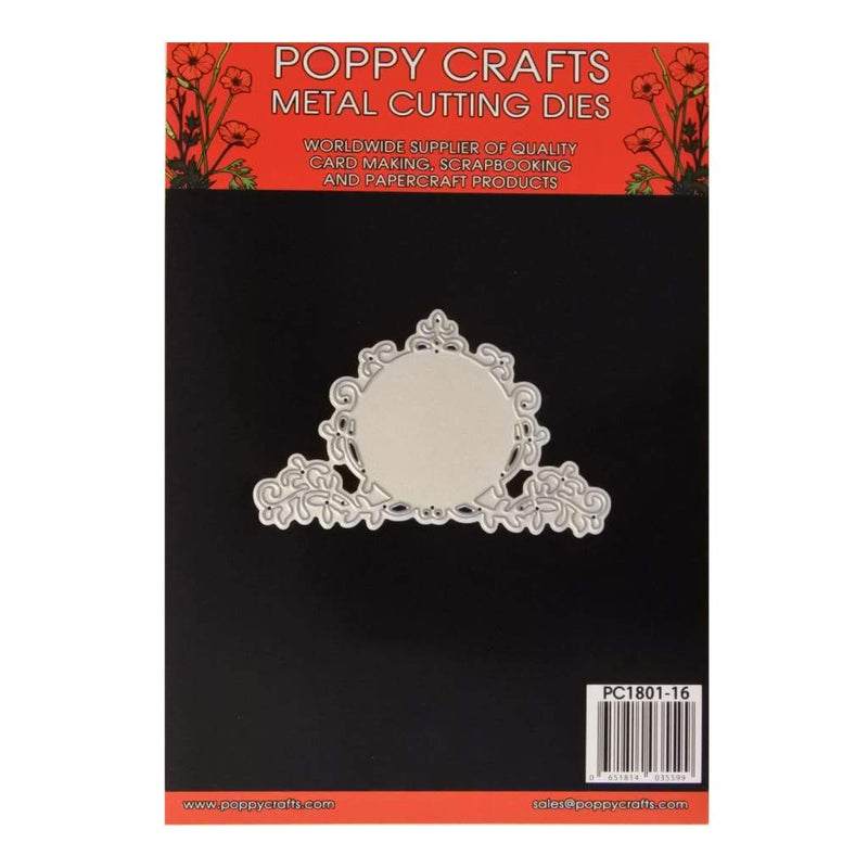 Poppy Crafts Dies - Branches Surrounding Round Center Die Design*