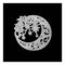 Poppy Crafts Dies - Ornate Moon with Holly & Stars Die Design