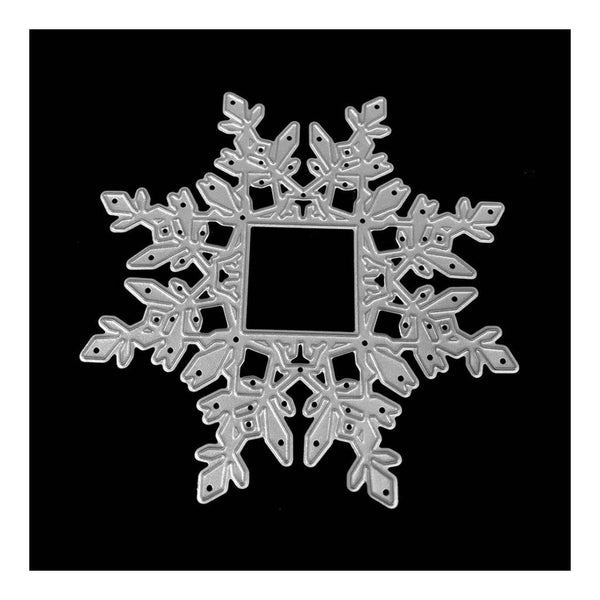 Poppy Crafts Dies - Snowflake Frame Die Design