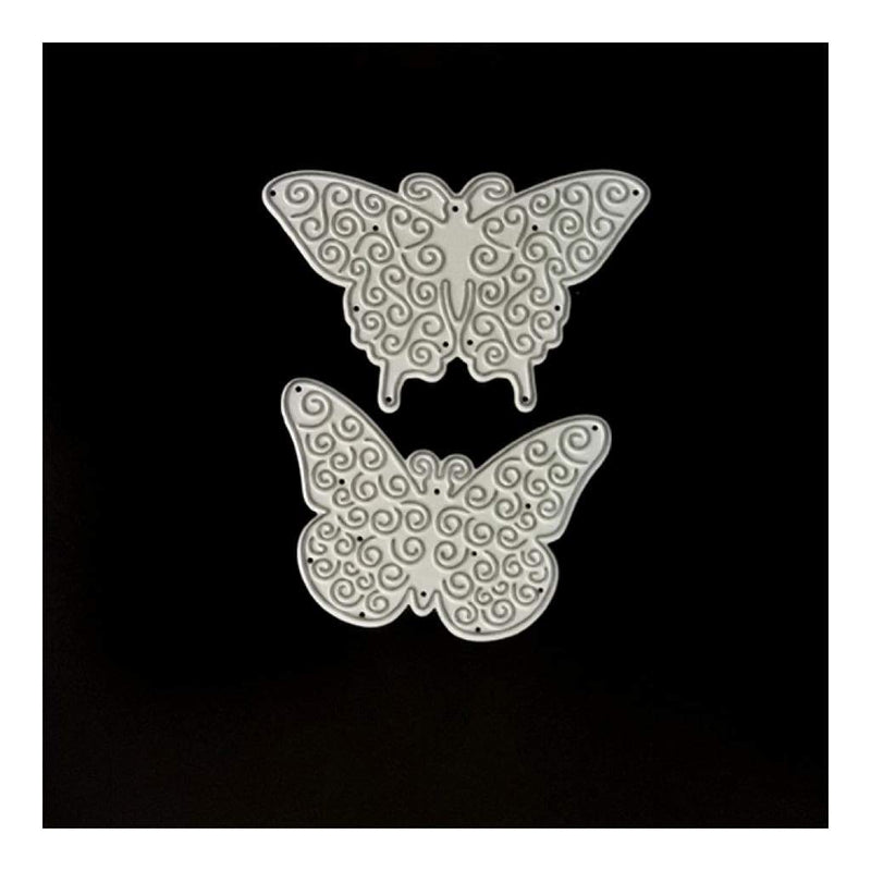 Poppy Crafts Dies - Two Butterflies Die Designs