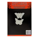 Poppy Crafts Dies - Two Butterflies Die Designs*