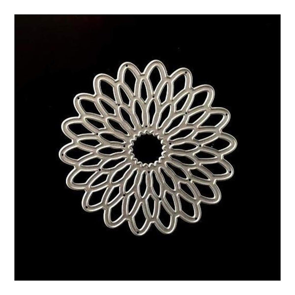Poppy Crafts - Flower Circle Die Design #7