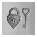Poppy Crafts Hot Foil Stamps - Heart Lock Poppy Crafts Hot Foil