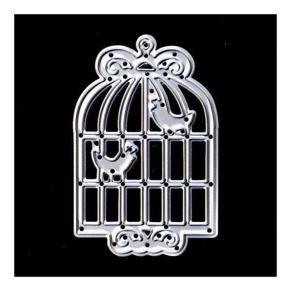 PoppyCrafts Cutting Die - Bird cage with two birds die