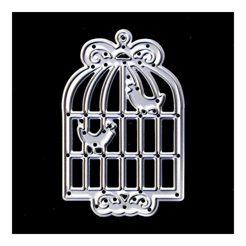 PoppyCrafts Cutting Die - Bird cage with two birds die