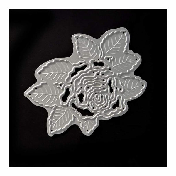 PoppyCrafts Cutting Die - Blooming rose die design