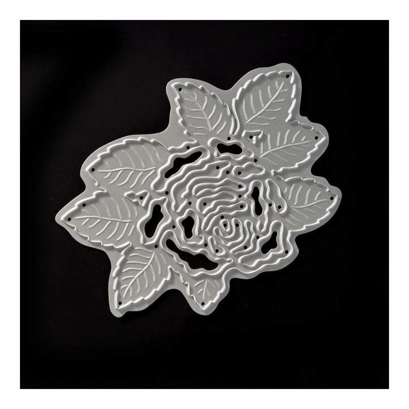 PoppyCrafts Cutting Die - Blooming rose die design